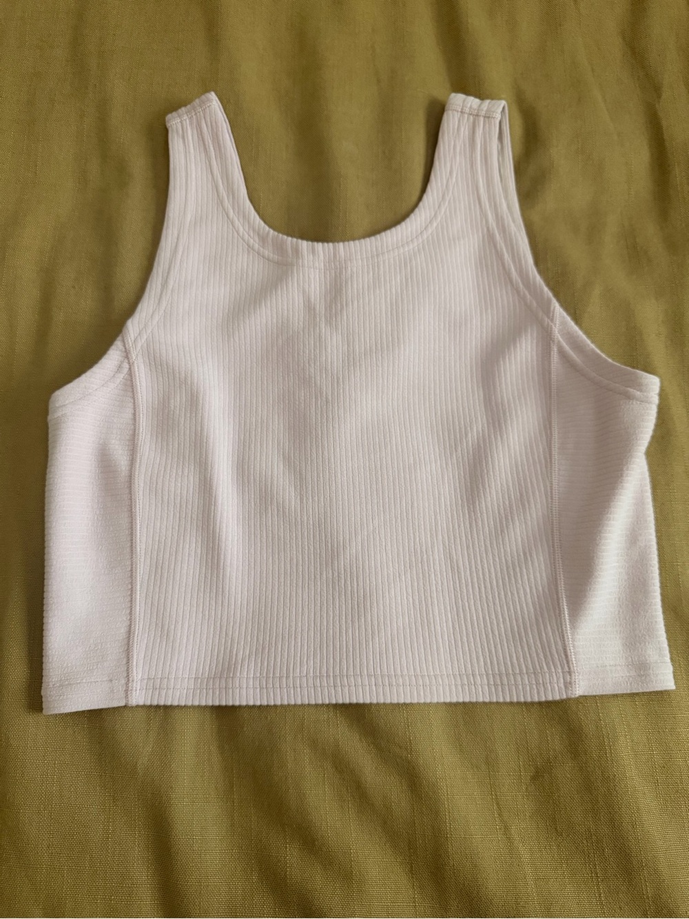 lululemon athletica Ribbed Crop Tank - Light Pink